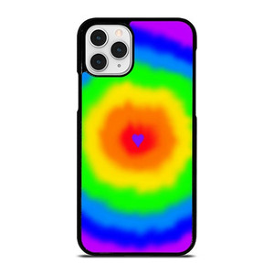 LOVE RAINBOW TIE DYE PATTERN iPhone 11 Pro Case Cover