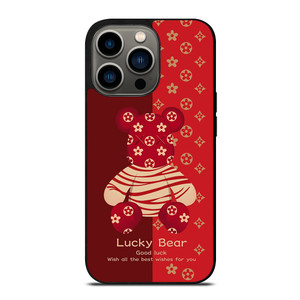BEAR BRICK KAWS LUCKY iPhone 13 Pro Case Cover