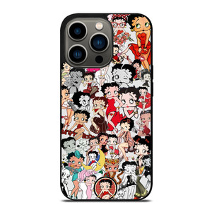 BETTY BOOP CARTOON COLLAGE iPhone 13 Pro Case Cover