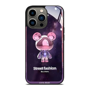 COOL BEAR STREET FASHION BE A HERO iPhone 13 Pro Case Cover