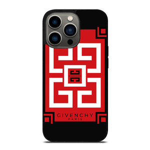 GIVENCHY PARIS RED LOGO iPhone 13 Pro Case Cover