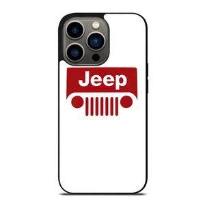 JEEP CAR LOGO RED iPhone 13 Pro Case Cover