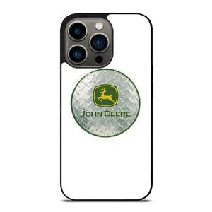 JOHN DEERE TRACTOR METAL LOGO iPhone 13 Pro Case Cover