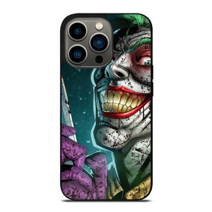JOKER WITH CROWBAR DC BATMAN CARTOON iPhone 13 Pro Case Cover