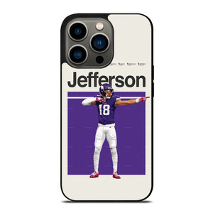 JUSTIN JEFFERSON NFL MINNESOTA VIKINGS iPhone 13 Pro Case Cover