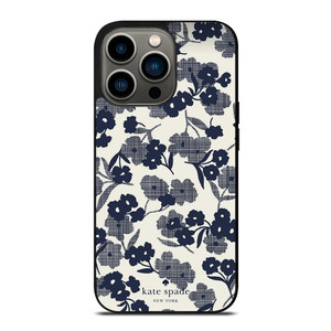 KATE SPADE NEW YORK BLUE FLORAL iPhone 13 Pro Case Cover