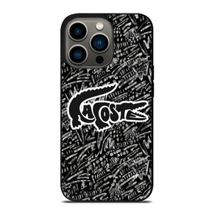 LACOSTE LOGO BLACK AND WHITE iPhone 13 Pro Case Cover LACOSTE LOGO BLACK AND WHITE iPhone 13 Pro Case Cover