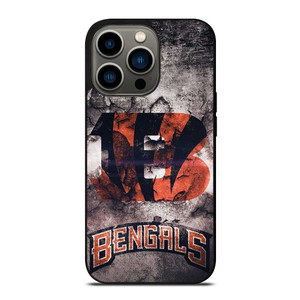LOGO CINCINNATI BENGALS NFL FOOTBALL TEAM iPhone 13 Pro Case Cover