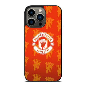 MANCHESTER UNITED FC LOGO RED DEVILS iPhone 13 Pro Case Cover