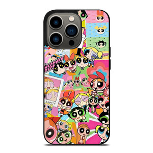 POWERPUFF GIRLS CARTOON NETWORK COLLAGE iPhone 13 Pro Case Cover