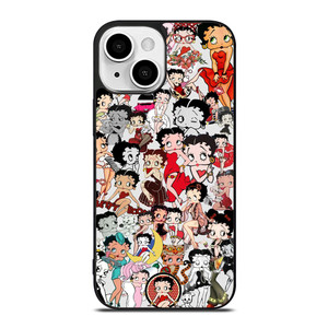 BETTY BOOP CARTOON COLLAGE iPhone 13 Mini Case Cover