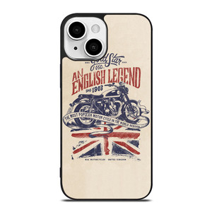BSA MOTORCYCLE BRITISH GOLD STAR iPhone 13 Mini Case Cover BSA MOTORCYCLE BRITISH GOLD STAR iPhone 13 Mini Case Cover