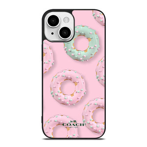 COACH NEW YORK LOGO DONUTS ICON iPhone 13 Mini Case Cover