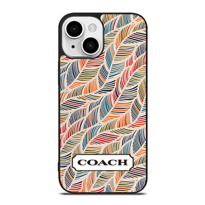 COACH NEW YORK LOGO MONOGRAM SEAMLESS PATTERN iPhone 13 Mini Case Cover