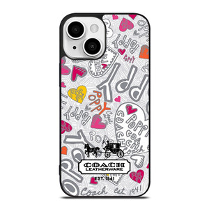 COACH NEW YORK LOGO POPPY COLORFUL iPhone 13 Mini Case Cover COACH NEW YORK LOGO POPPY COLORFUL iPhone 13 Mini Case Cover
