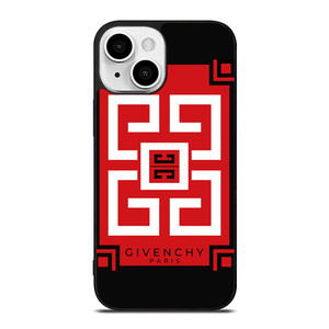 GIVENCHY PARIS RED LOGO iPhone 13 Mini Case Cover