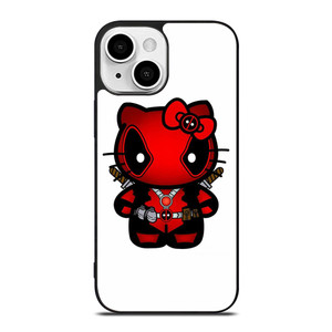 HELLO KITTY DEADPOOL MARVEL iPhone 13 Mini Case Cover