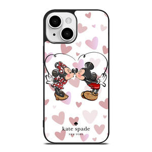 KATE SPADE NEW YORK LOGO MICKEY MINNEY MOUSE DISNEY KISS iPhone 13 Mini Case Cover KATE SPADE NEW YORK LOGO MICKEY MINNEY MOUSE DISNEY KISS iPhone 13 Mini Case Cover
