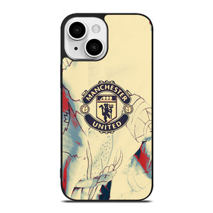 RED DEVILS MANCHESTER UNITED FC LOGO iPhone 13 Mini Case Cover