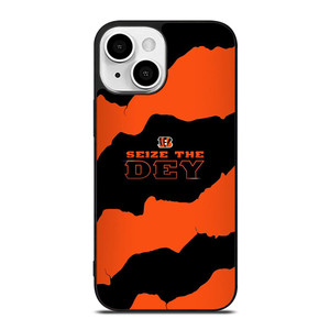 SEIZE THE DEY CINCINNATI BENGALS LOGO FOOTBALL TEAM iPhone 13 Mini Case Cover