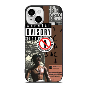 TRAVIS SCOTT RAPPER PARENTAL ADVISORY iPhone 13 Mini Case Cover