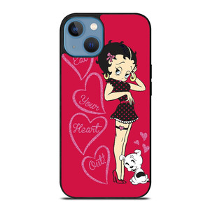 BETTY BOOP EAT YOUR HEART iPhone 13 Case Cover