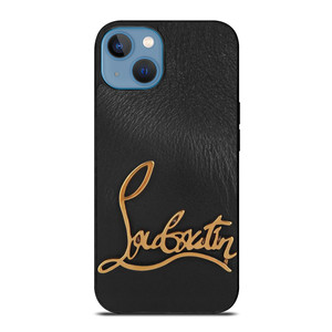 CHRISTIAN LOUBOUTIN LOGO LEATHER iPhone 13 Case Cover CHRISTIAN LOUBOUTIN LOGO LEATHER iPhone 13 Case Cover