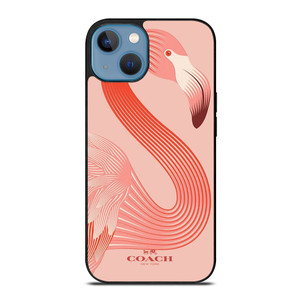 COACH NEW YORK LOGO FLAMINGO ICON iPhone 13 Case Cover COACH NEW YORK LOGO FLAMINGO ICON iPhone 13 Case Cover