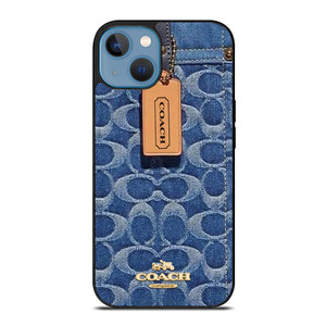 COACH NEW YORK LOGO JEANS BAG iPhone 13 Case Cover