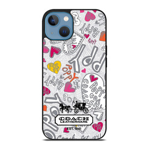 COACH NEW YORK LOGO POPPY COLORFUL iPhone 13 Case Cover