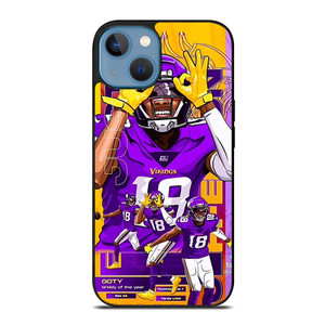 JUSTIN JEFFERSON MINNESOTA VIKINGS NFL iPhone 13 Case Cover