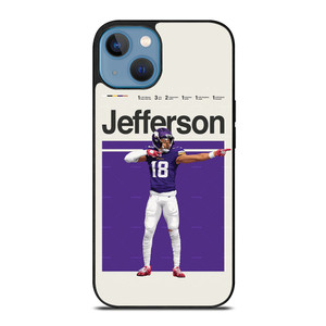JUSTIN JEFFERSON NFL MINNESOTA VIKINGS iPhone 13 Case Cover