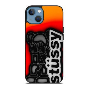 KAWS STUSSY iPhone 13 Case Cover KAWS STUSSY iPhone 13 Case Cover