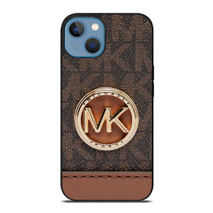 MICHAEL KORS LOGO MK WALLET BROWN iPhone 13 Case Cover