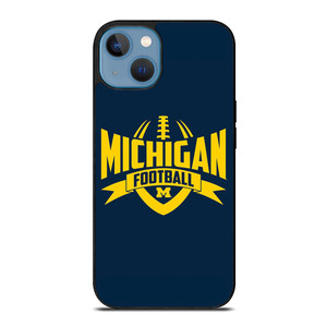 MICHIGAN WOLVERINES LOGO UNIVERSITY FOOTBALL ICON iPhone 13 Case Cover