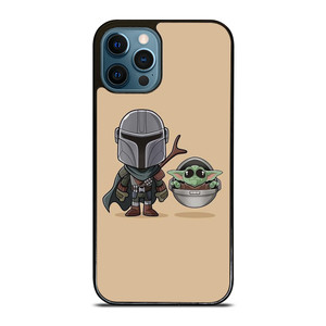 BABY YODA AND MANDALORIAN STAR WARS CUTE iPhone 12 Pro Max Case Cover