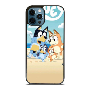 BLUEY HEELERS FAMILY CARTOON iPhone 12 Pro Max Case Cover