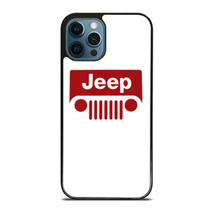 JEEP CAR LOGO RED iPhone 12 Pro Max Case Cover