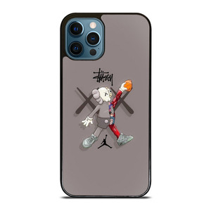 KAWS AIR JORDAN STUSSY iPhone 12 Pro Max Case Cover KAWS AIR JORDAN STUSSY iPhone 12 Pro Max Case Cover