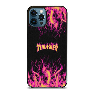 THRASHER FLAME SKATEBOARD MAGAZINE iPhone 12 Pro Max Case Cover