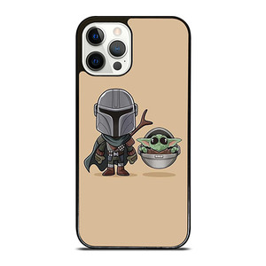 BABY YODA AND MANDALORIAN STAR WARS CUTE iPhone 12 Pro Case Cover BABY YODA AND MANDALORIAN STAR WARS CUTE iPhone 12 Pro Case Cover