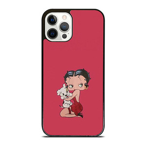 BETTY BOOP AND PUDGY CARTOON iPhone 12 Pro Case Cover