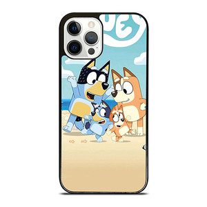 BLUEY HEELERS FAMILY CARTOON iPhone 12 Pro Case Cover
