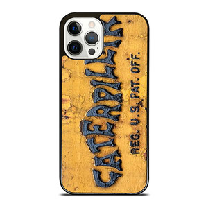 CATERPILLAR TRACTOR LOGO RUSTY EMBLEM iPhone 12 Pro Case Cover