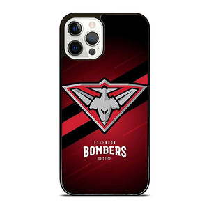 ESSENDON BOMBERS FOOTBALL CLUB LOGO iPhone 12 Pro Case Cover