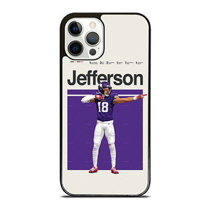 JUSTIN JEFFERSON NFL MINNESOTA VIKINGS iPhone 12 Pro Case Cover