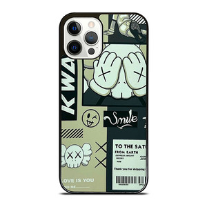 KAWS SMILE iPhone 12 Pro Case Cover