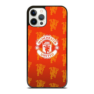 MANCHESTER UNITED FC LOGO RED DEVILS iPhone 12 Pro Case Cover