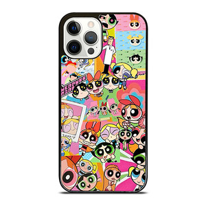 POWERPUFF GIRLS CARTOON NETWORK COLLAGE iPhone 12 Pro Case Cover