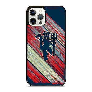 RED DEVILS MANCHESTER UNITED FC FOOTBALL CLUB LOGO iPhone 12 Pro Case Cover
